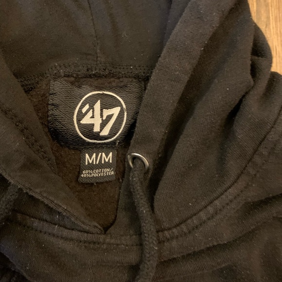 Chicago Red Bull Black Hoodie with Red Bull Design - Picture 3 of 3